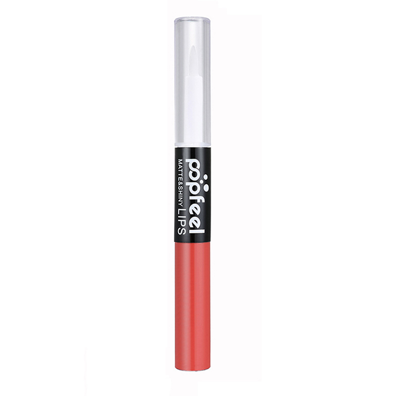 Popfeel Matte & Shiny Διπλό Lip Gloss 8g #LH06