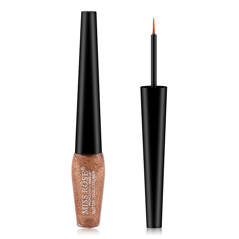 MISS ROSE Υγρό Eyeliner με Glitter 3.5ml 09