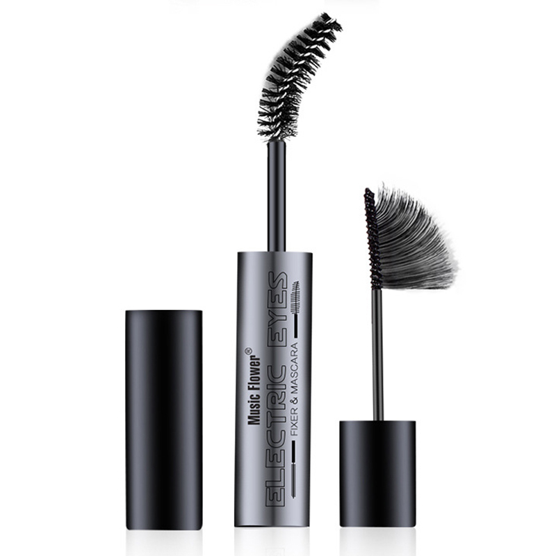 Eyes Makeup Mascaras Music Flower Double Head Mascara Curved