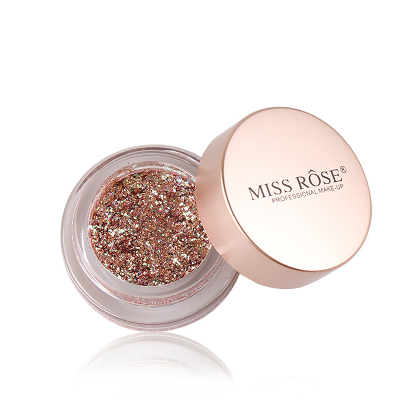 MISS ROSE Κρεμώδης Σκιά με Glitter 7g #Μ3