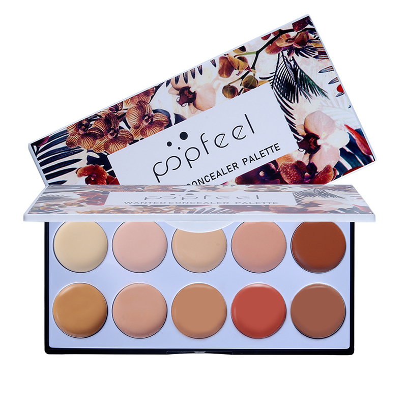 Popfeel Παλέτα 10 Concealer Τροπικά Λουλούδια 75g