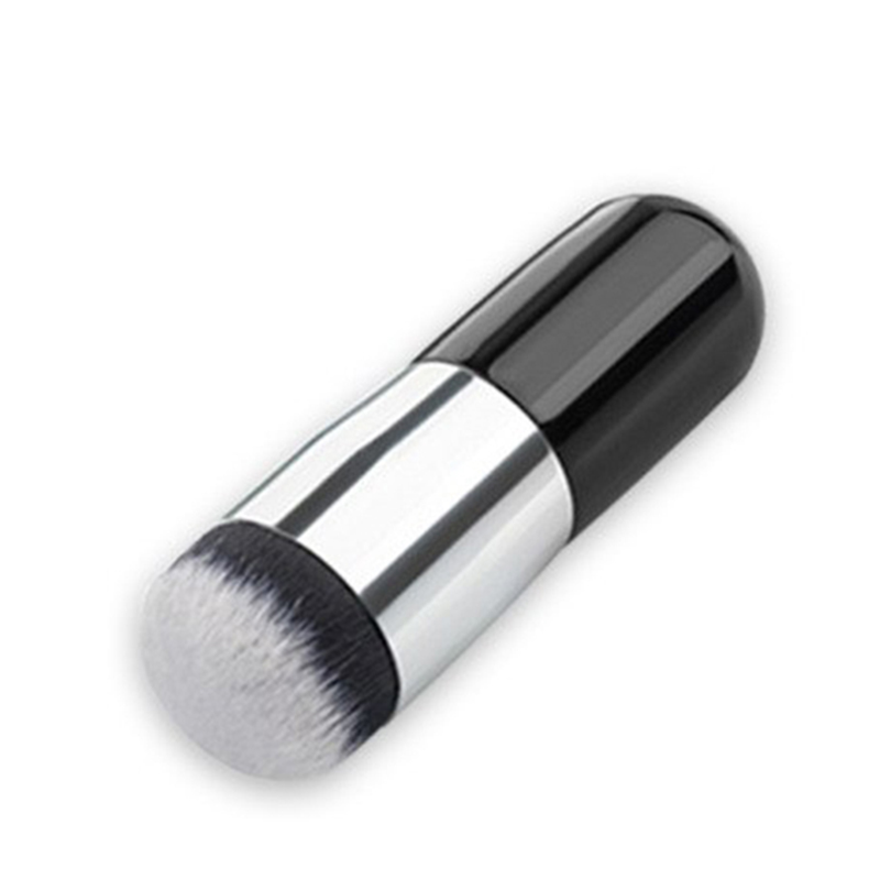 Πινέλο Μακιγιάζ Kabuki Beautyware Μαύρο με Ασημί