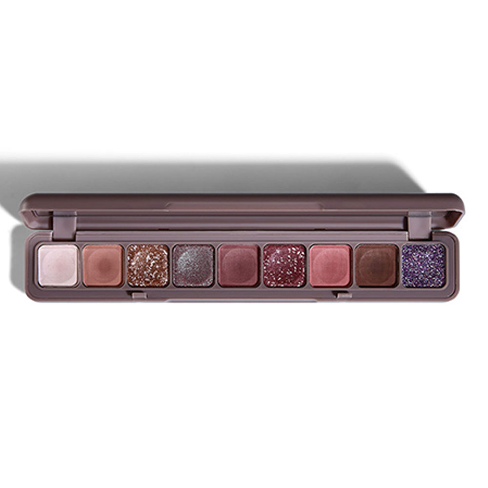 La Meila Παλέτα Μακιγιάζ 9 Χρωμάτων 72g 2#Rose tray