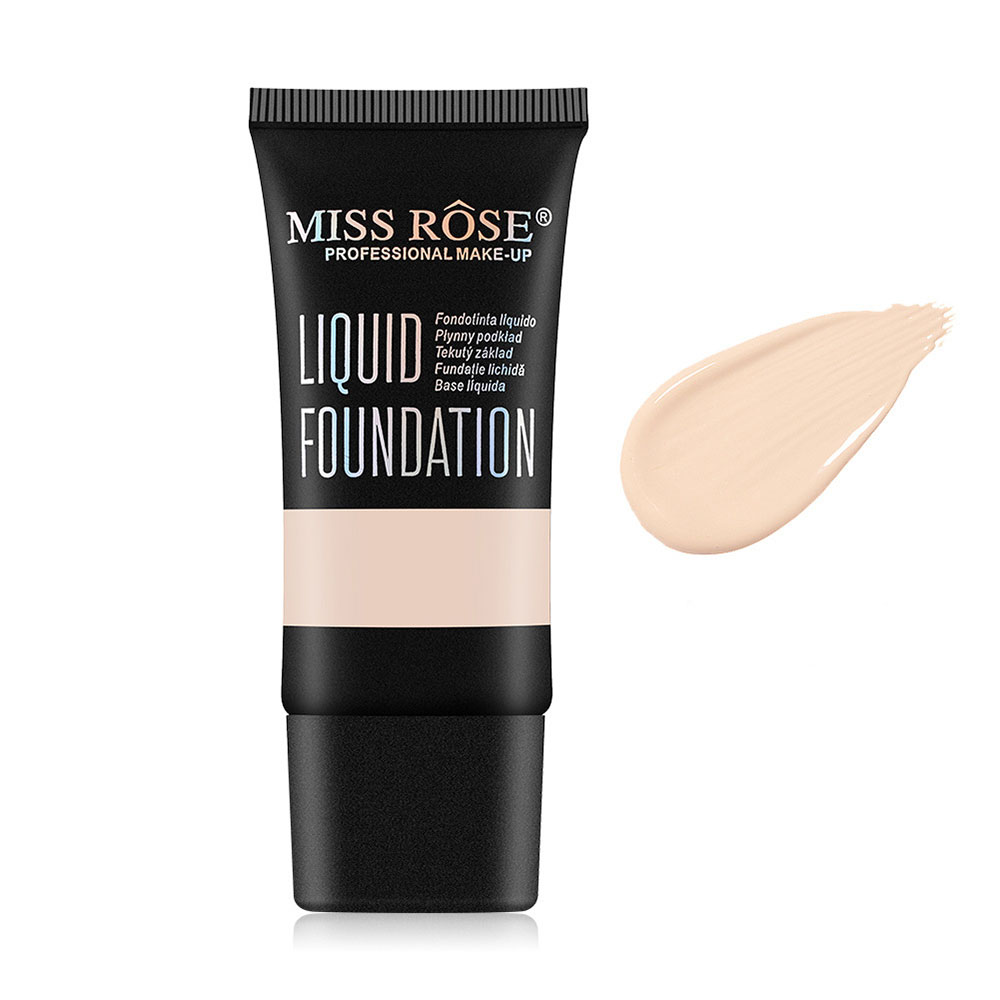 MISS ROSE Κρεμώδες Foundation 37g Ivory 6