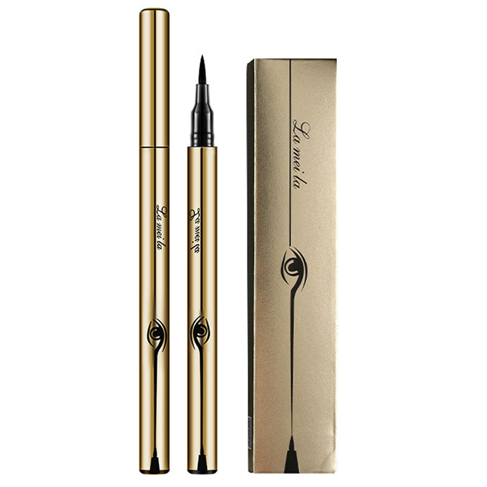 La Meila Αδιάβροχο Eyeliner για Λεπτές Γραμμές 2ml Χρυσή Συσκευασία