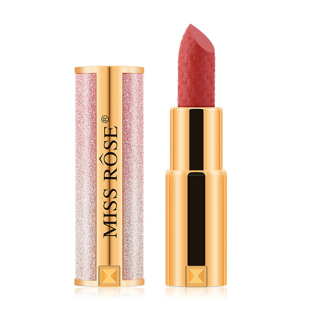 MISS ROSE Κραγιόν σε Φολιδωτή Χρυσή Συσκευασία 3.4g G03