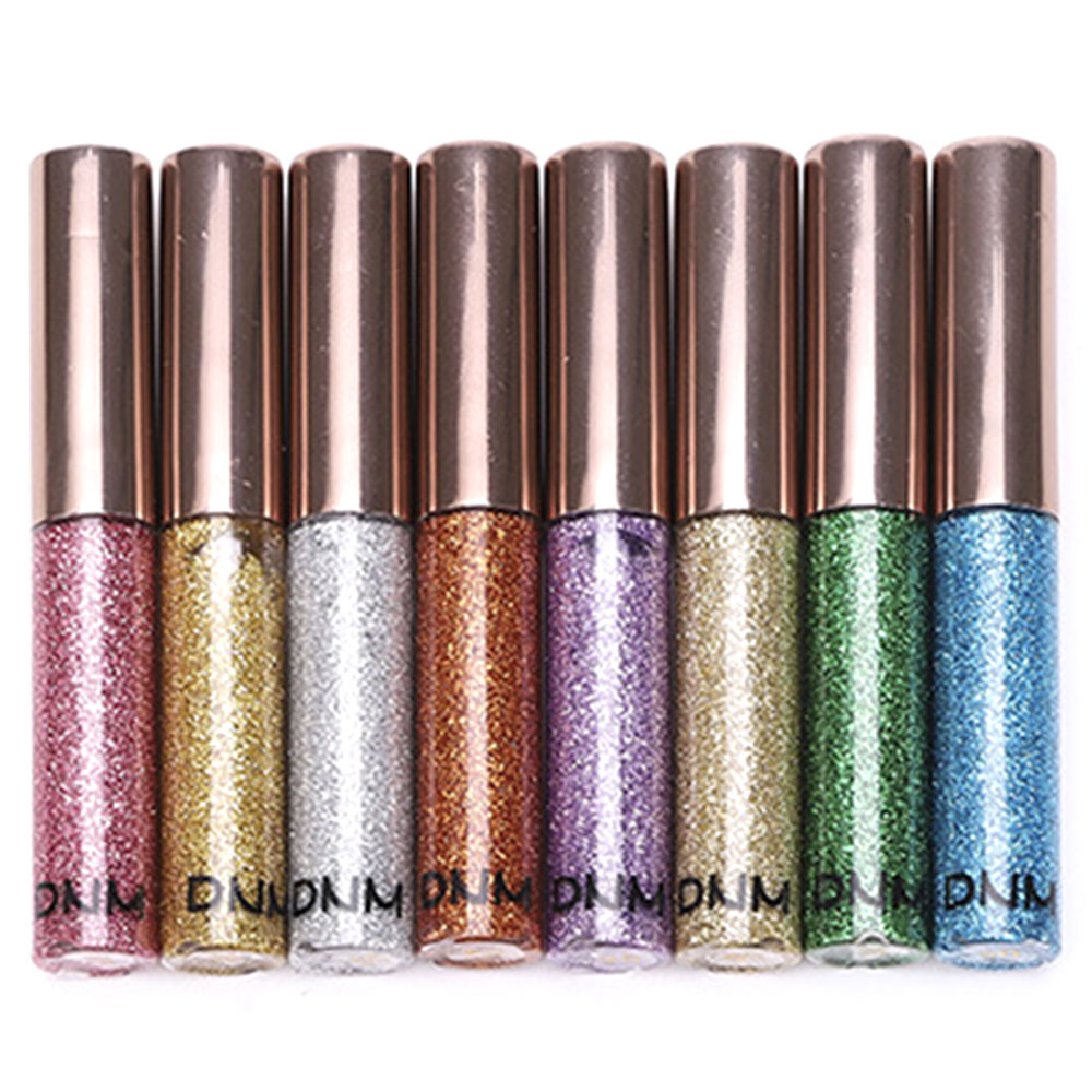 DNM Σετ 8 τεμάχια Eyeliner με Glitter 99g A