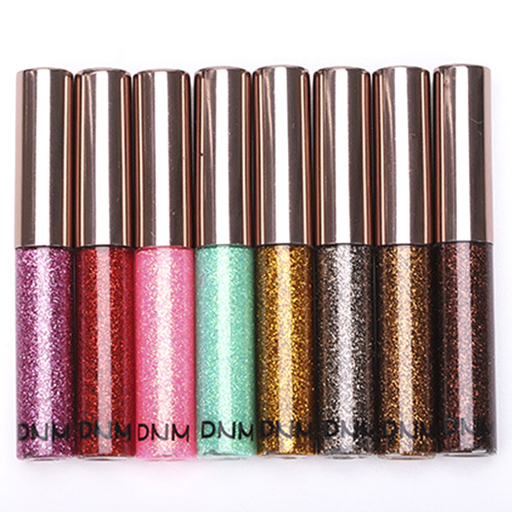 DNM Σετ 8 τεμάχια Eyeliner με Glitter 99g B
