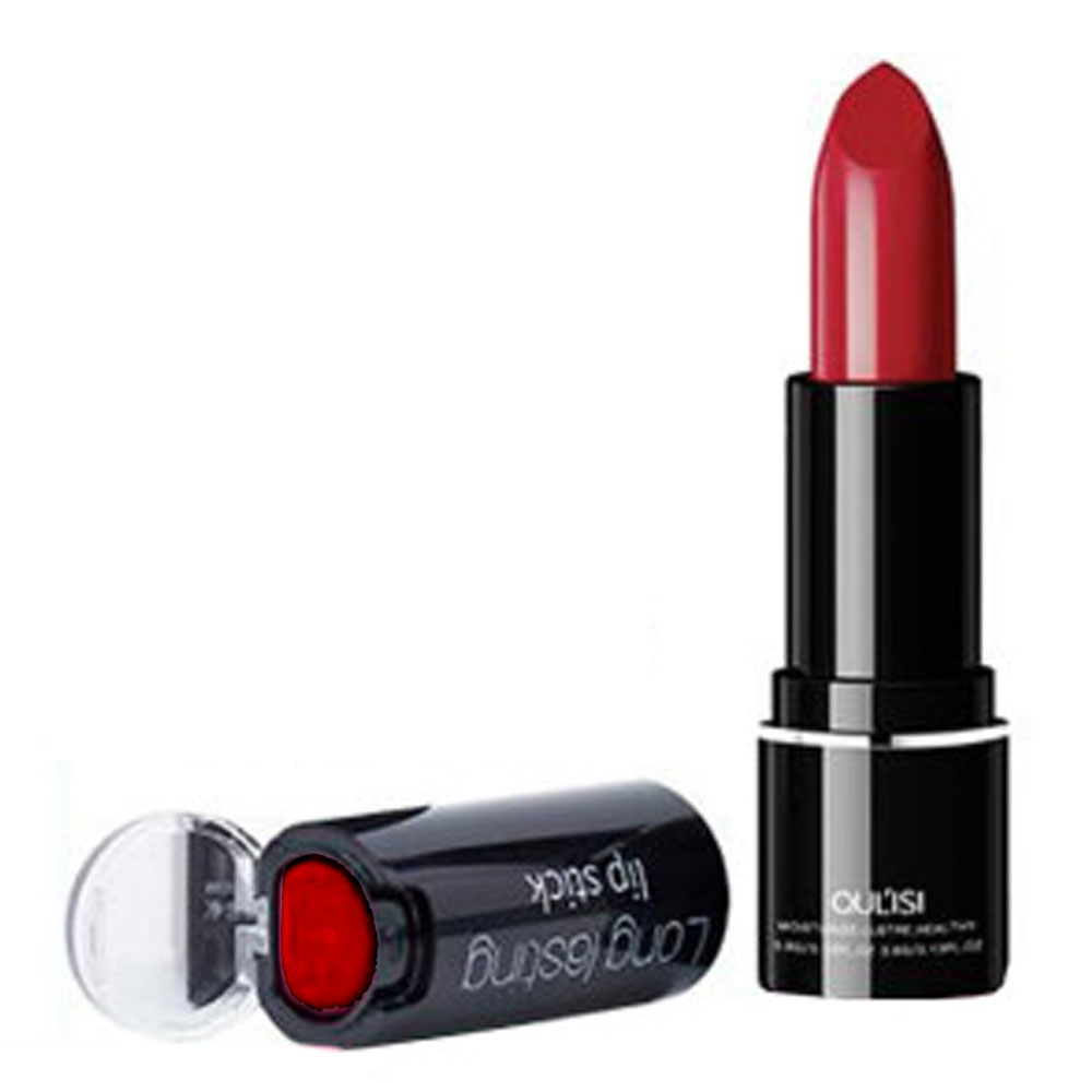 OULISI Περιστρεφόμενο Κραγιόν με Διάφανο Καπάκι 3.8g by La Meila #9-Classic Red