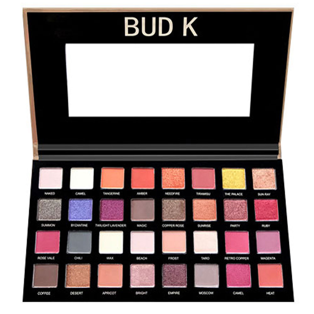 BUD K Ορθογώνια Παλέτα 32 Χρωμάτων με Καθρέφτη 215g #2