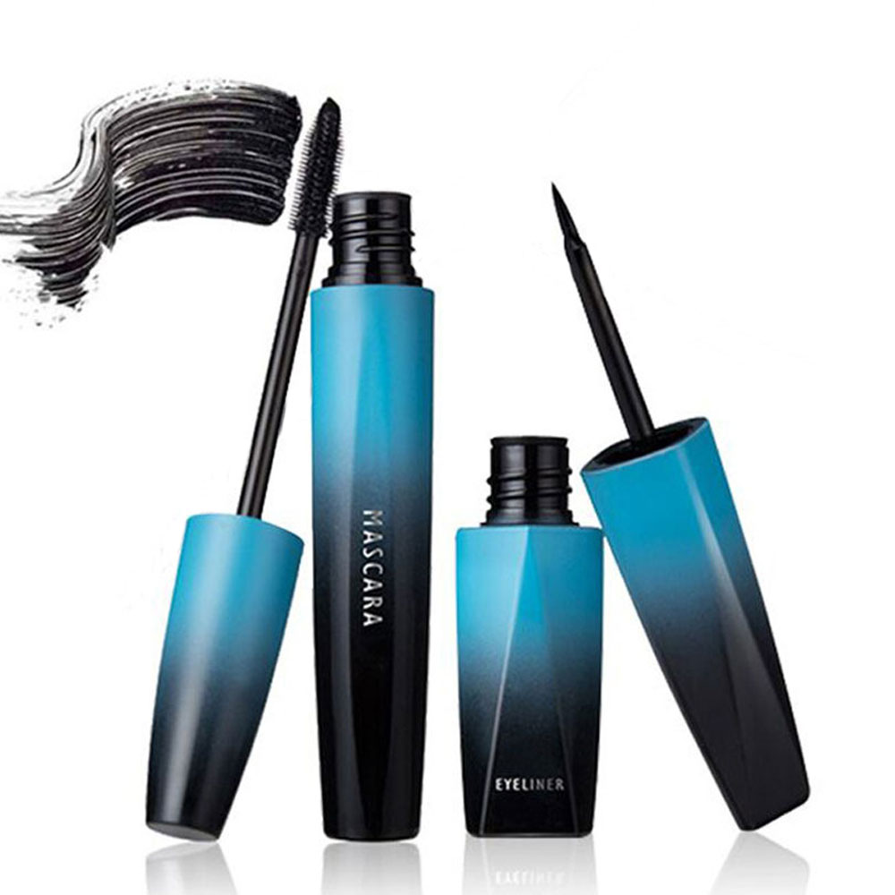 MENOW Σετ Μαύρη Μάσκαρα & Μαύρο Υγρό Eyeliner 10g + 4.5g by La Meila