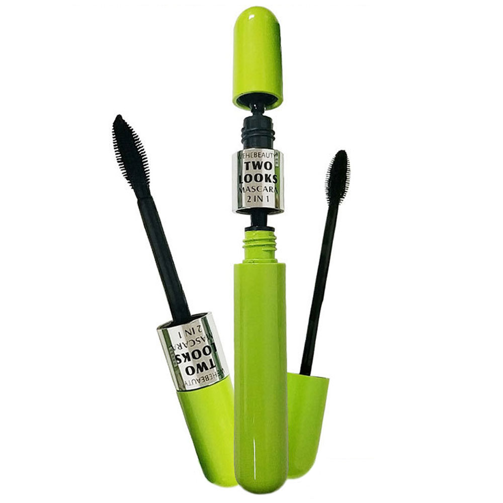 WEHEBEAUTY 2 σε 1 Αδιάβροχη Μάσκαρα Όγκου με Εκχύλισμα Αλόης 35g Μαύρο by La Meila