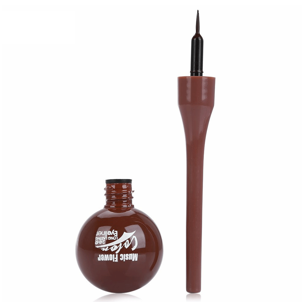 MUSIC FLOWER Lollipop Eyeliner με Χρώμα και Τρίχινο Πινελάκι 30g 2#-Καφέ