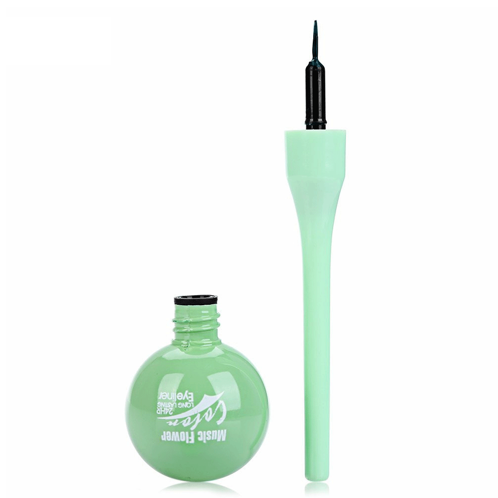 MUSIC FLOWER Lollipop Eyeliner με Χρώμα και Τρίχινο Πινελάκι 30g 5#-Πράσινο