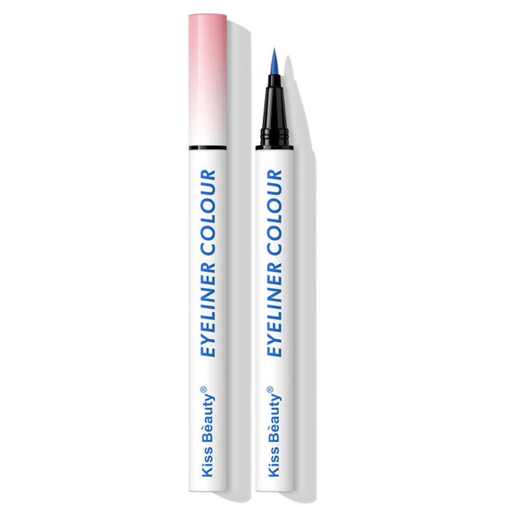 KISS BEAUTY Eyeliner Μαρκαδoράκι με Λεπτή Μύτη 1ml by La Meila Μπλε