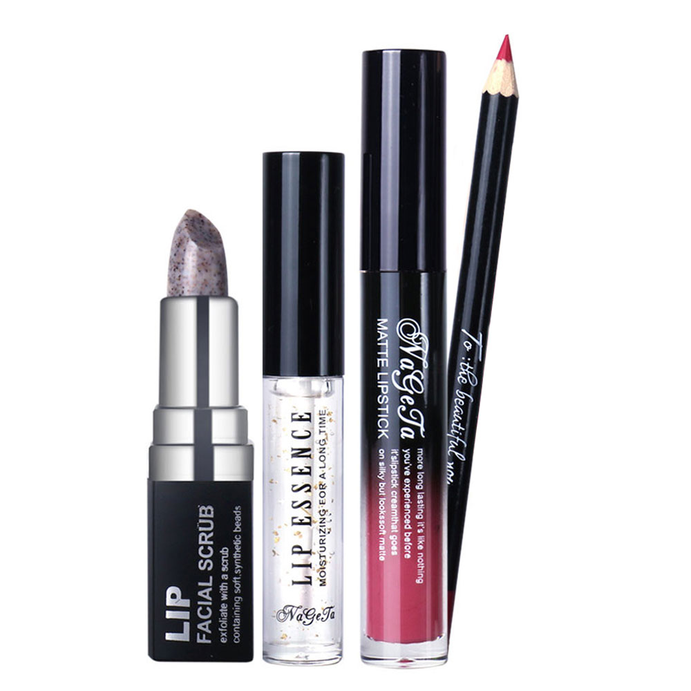 NAGETA Σετ 4 Τεμαχίων Scrub+Serum+Μολύβι Χειλιών+Lip Gloss 71g by La Meila #1