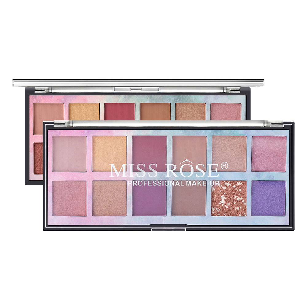 MISS ROSE Παλέτα 12 Χρωμάτων Σκιές Ματιών 180g #2