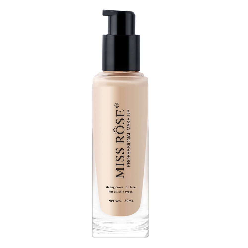 MISS ROSE Υγρό Concealer με Σταθερή Δοσολογία 30ml #Beige 1
