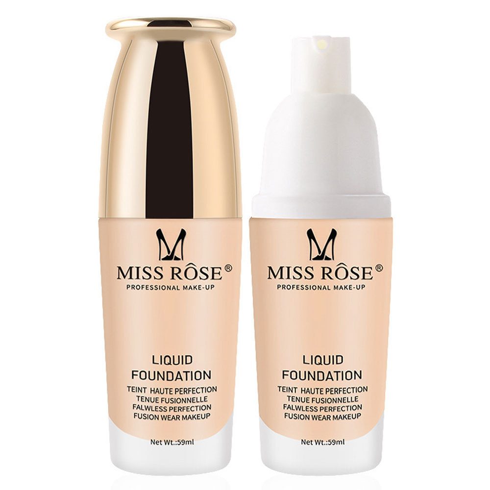 MISS ROSE Υγρό Foundation με Ενυδατικούς Παράγοντες 59ml #Beige 7